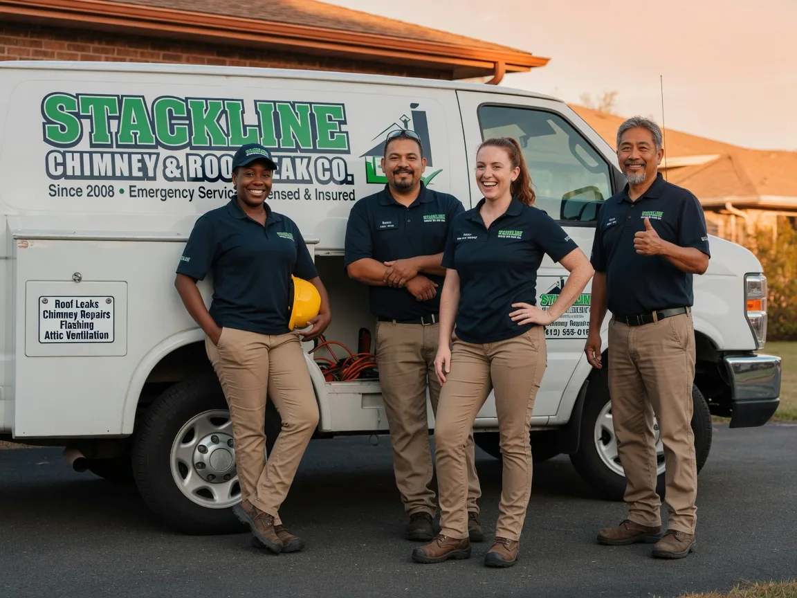Chimney flashing repair company in Logan, IL